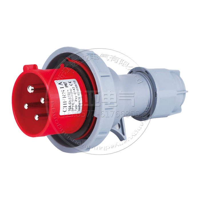 新型工業防水插頭0142