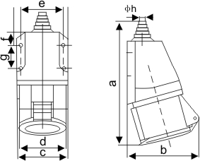 電纜保護套插座-113L-4 電纜保護套插座-113L-4