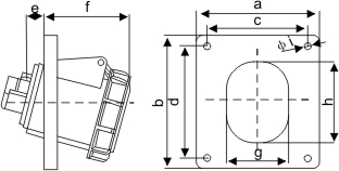 新型工業暗裝斜座-4132