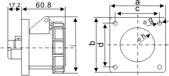 新型工業暗裝插座-3132-4